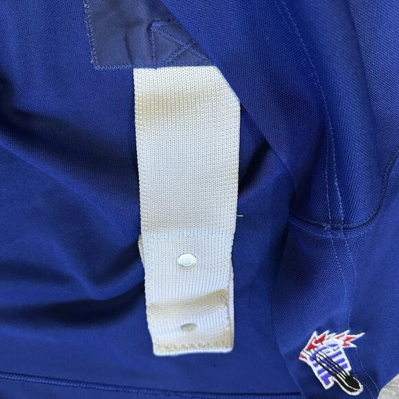 OHL CHL Hockey Jersey Stitched CCM Practice Size 56 Blue Fight Strap - Picture 4 of 7